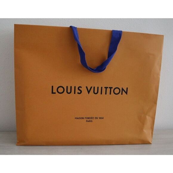 Authentic Louis Vuitton - Large Size - Empty Paper Gift Bag Tote - Picture 2 of 7